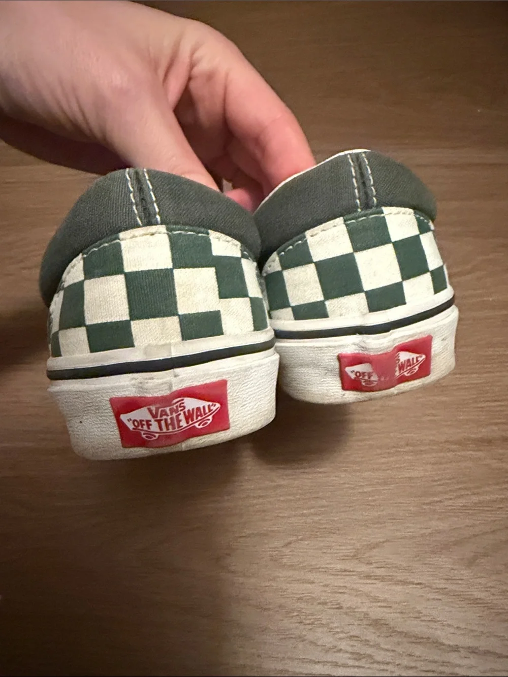 Vans Classic Slip-On Checkerboard Black White Canvas Sneakers